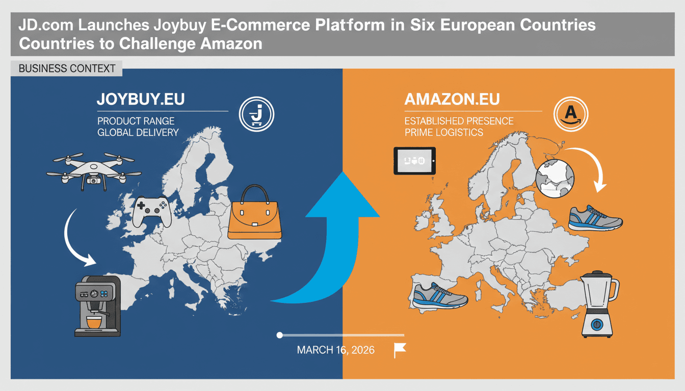 JD.com Launches Joybuy E-Commerce Platform in Six European Countries to Challenge Amazon