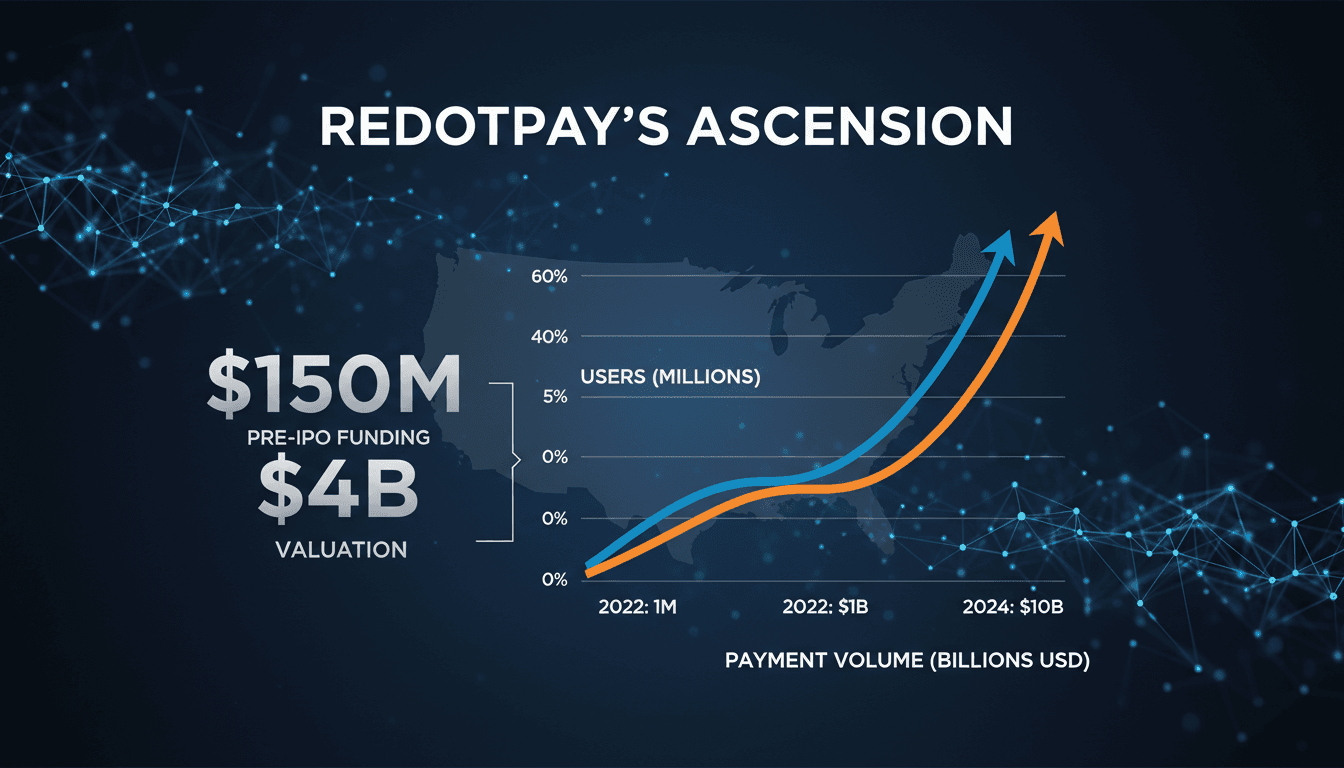 RedotPay Seeks $150 Million Pre-IPO Funding at $4 Billion Valuation Ahead of US Listing