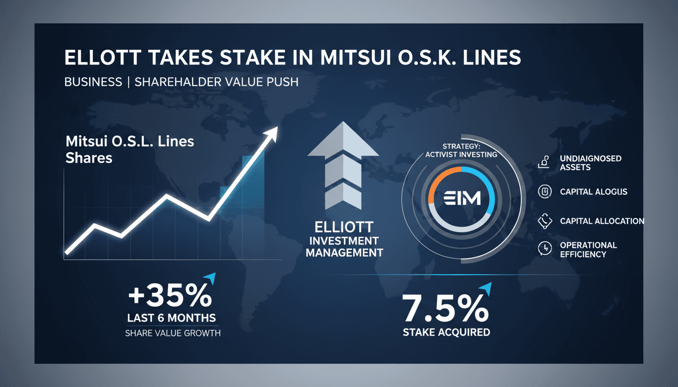 Elliott Investment Management Takes Major Stake in Mitsui O.S.K. Lines