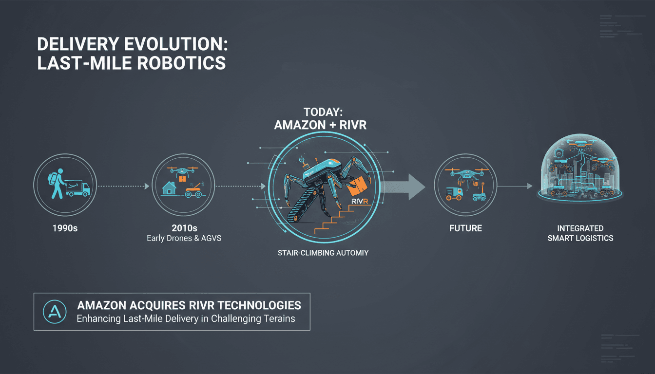 Amazon Acquires Rivr Technologies to Enhance Last-Mile Delivery Robotics