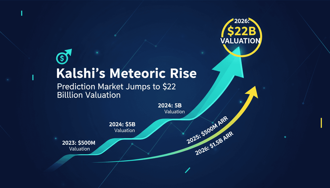 Kalshi Achieves $22 Billion Valuation in $1 Billion Funding Round Led by Coatue Management