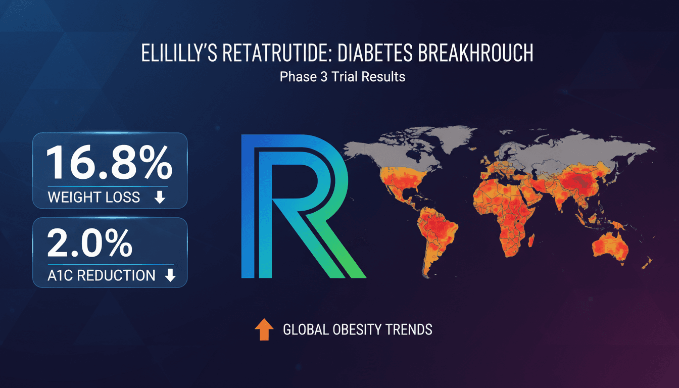 Eli Lilly's Retatrutide Shows Significant Weight Loss and Glycemic Control in Phase 3 Diabetes Trial