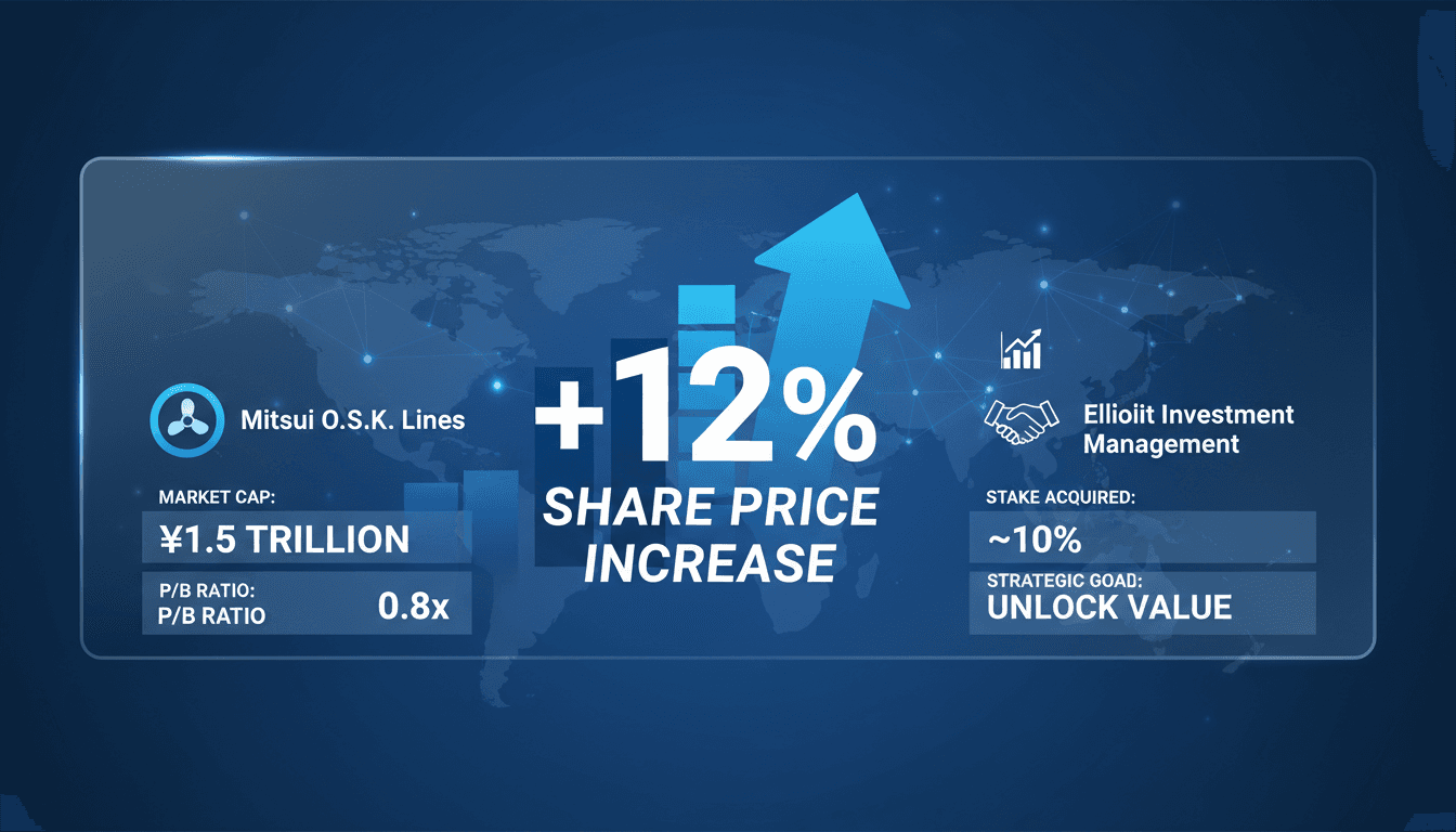 Elliott Investment Management Takes Major Stake in Mitsui O.S.K. Lines to Enhance Valuation