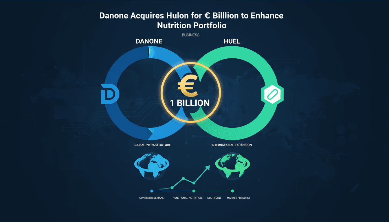 Danone Acquires Huel for €1 Billion to Enhance Nutrition Portfolio