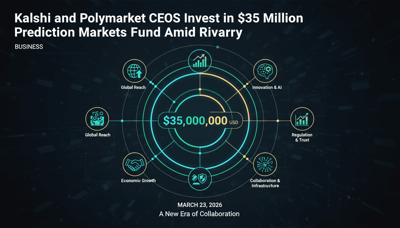 Kalshi and Polymarket CEOs Invest in $35 Million Prediction Markets Fund Amid Rivalry