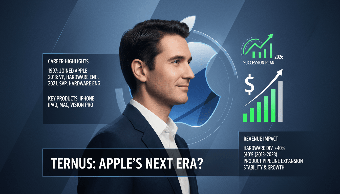 John Ternus Emerges as Top Candidate to Succeed Tim Cook as Apple CEO