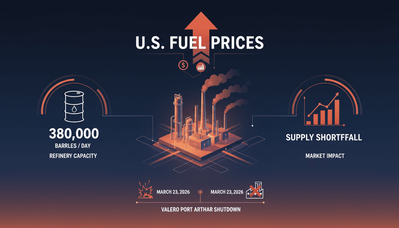 Explosion at Valero Port Arthur Refinery Causes Major Shutdown