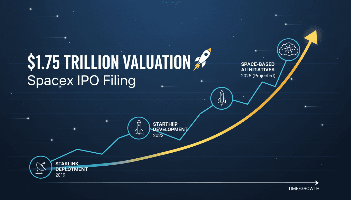 SpaceX plans confidential IPO aiming for $1.75 trillion valuation