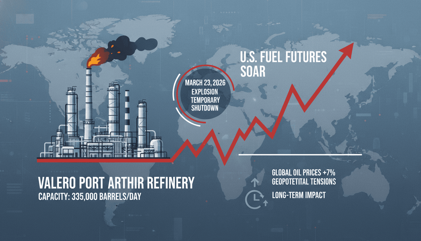 Explosion at Valero Port Arthur Refinery Causes Temporary Shutdown