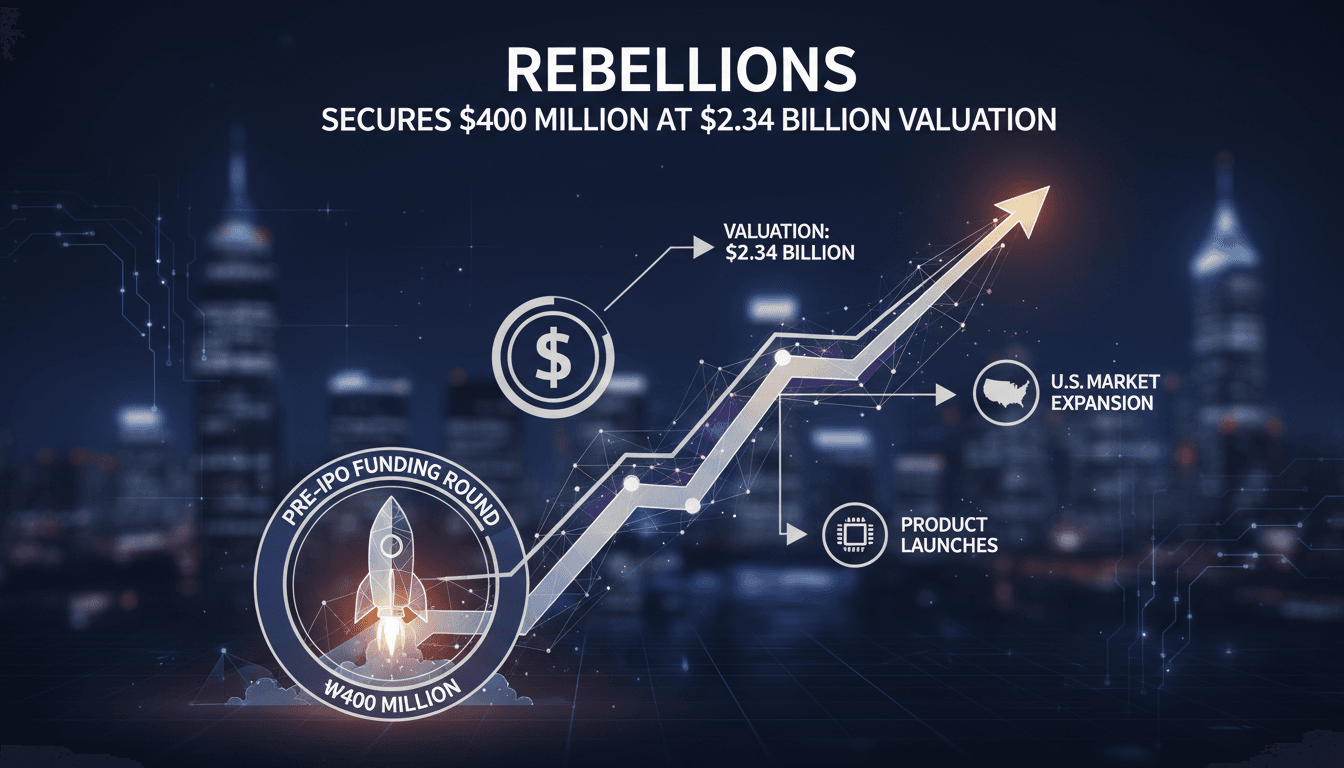 Rebellions Secures $400 Million in Pre-IPO Funding at $2.34 Billion Valuation