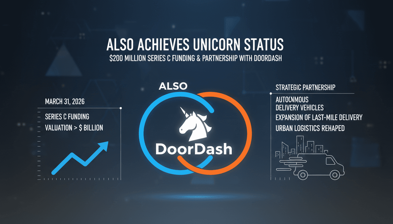 ALSO achieves unicorn status with $200 million Series C funding and partnership with DoorDash