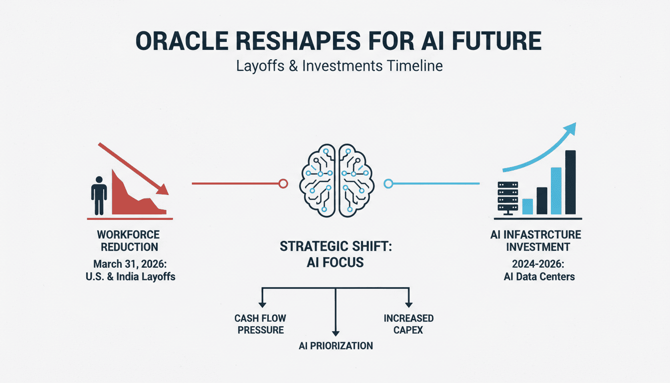 Oracle Corporation Announces Layoffs in U.S. and India Amid AI Infrastructure Investments