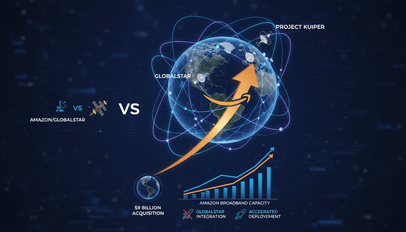 Amazon Negotiates $9 Billion Acquisition of Globalstar to Enhance Satellite Broadband Capabilities