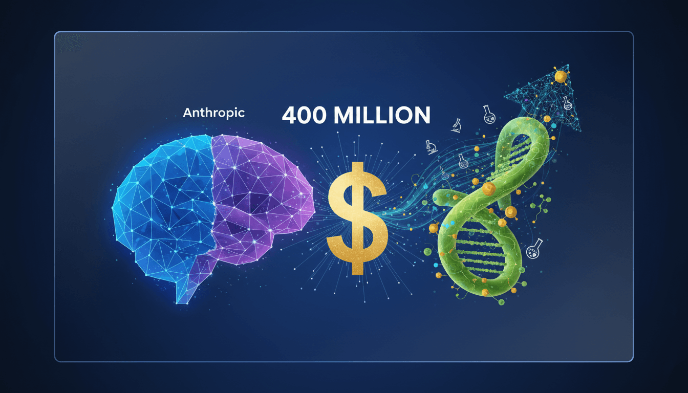 Anthropic Acquires AI Biotech Startup Coefficient Bio for $400 Million
