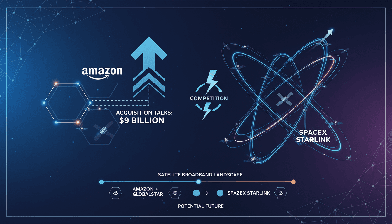 Amazon Pursues $9 Billion Acquisition of Globalstar to Compete with SpaceX Starlink