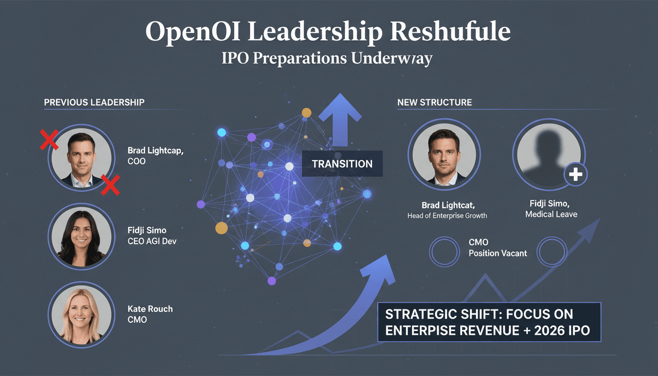 OpenAI Announces Leadership Changes Amid IPO Preparations