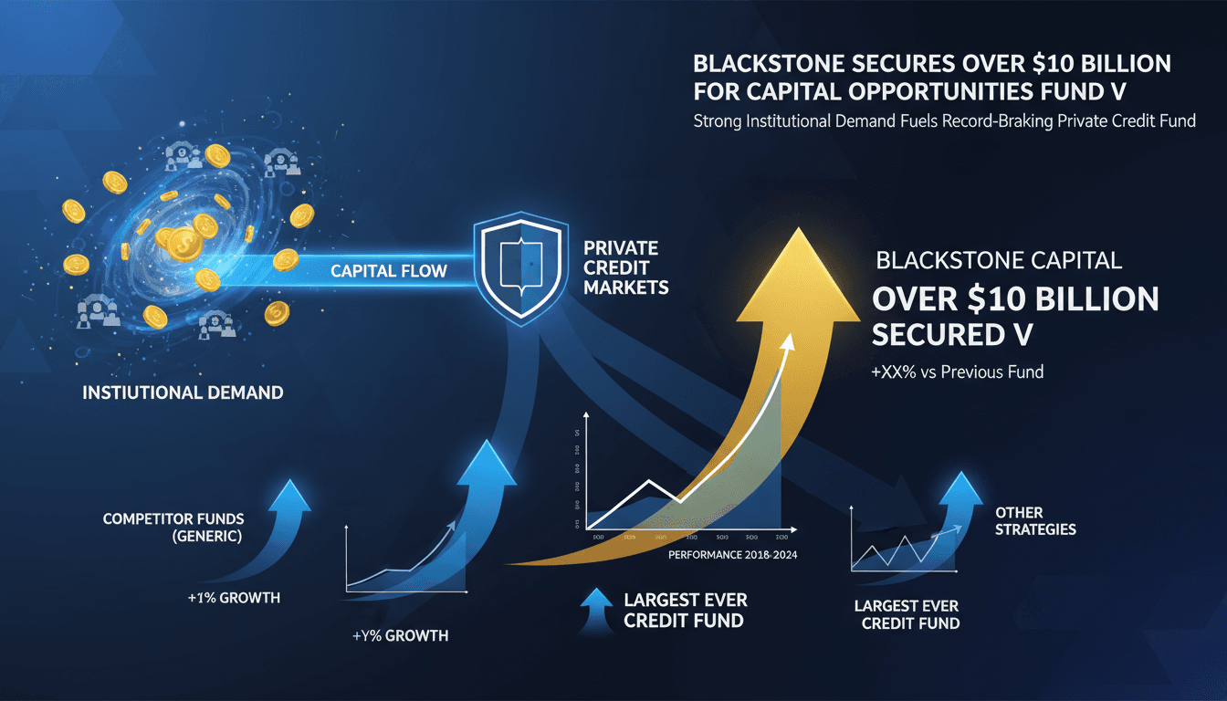 Blackstone Secures Over $10 Billion for Capital Opportunities Fund V