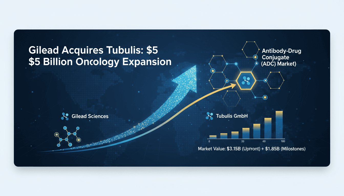 Gilead Sciences to Acquire Tubulis GmbH for Up to $5 Billion