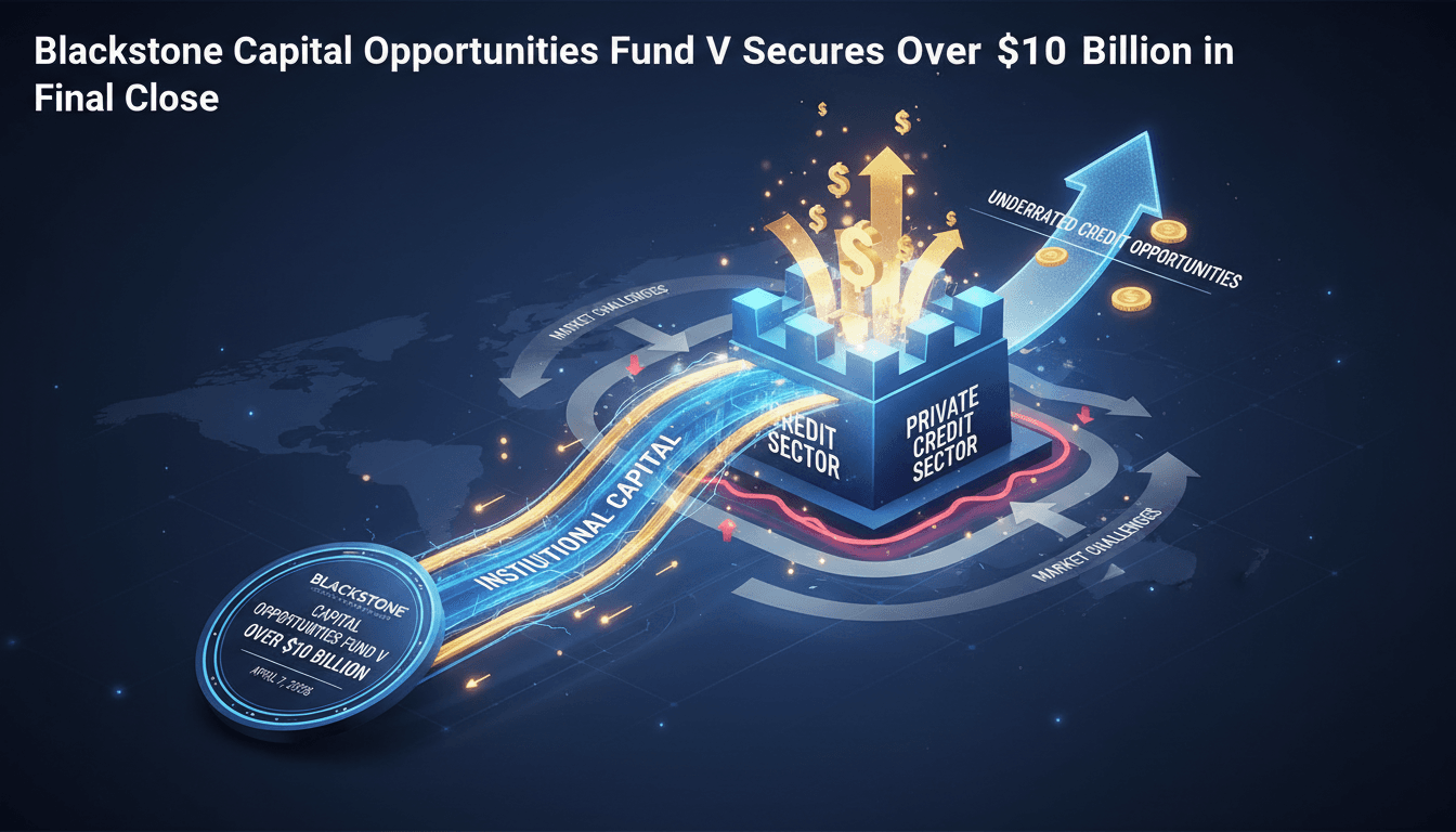 Blackstone Capital Opportunities Fund V Secures Over $10 Billion in Final Close