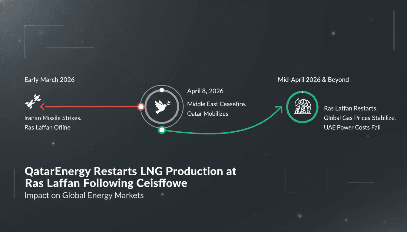 QatarEnergy Restarts LNG Production at Ras Laffan Following Ceasefire