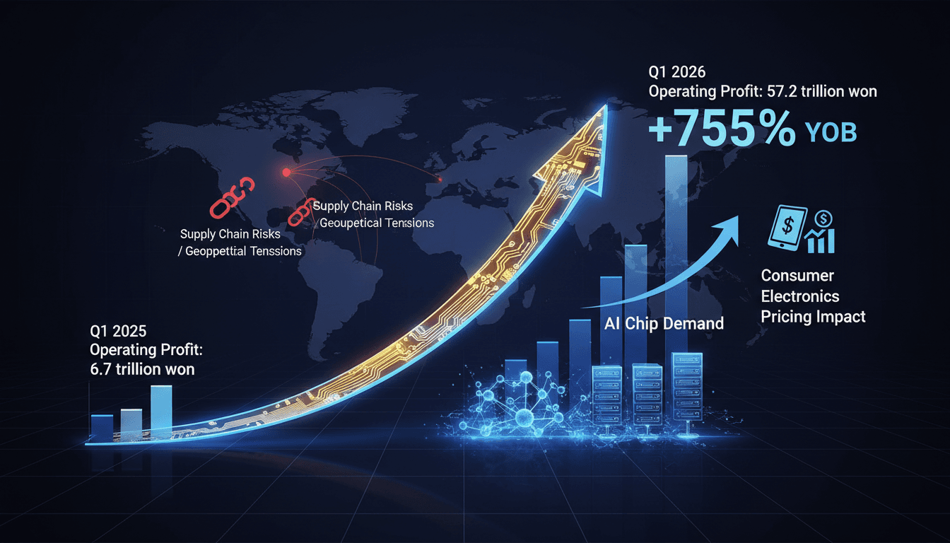 Samsung Electronics Projects Record Q1 2026 Profit Driven by AI Chip Demand