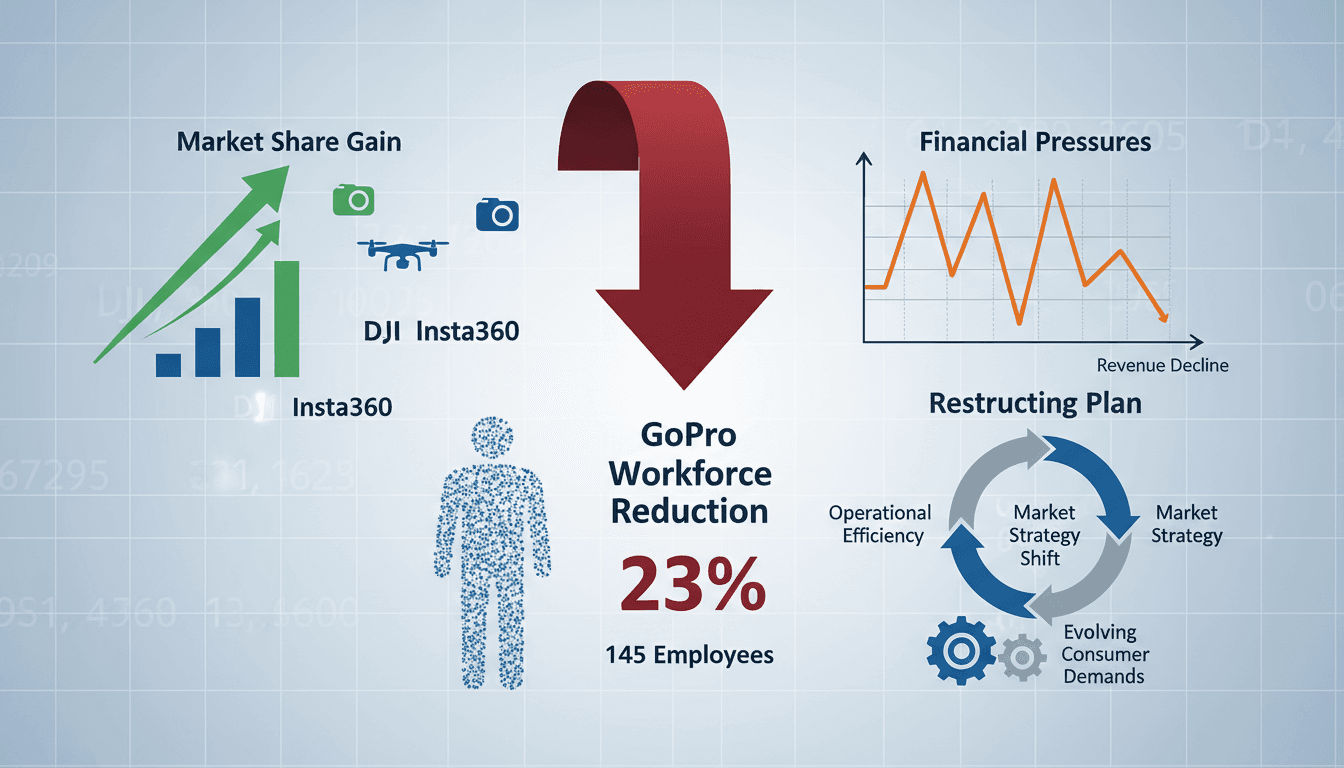 GoPro announces 23% workforce reduction as part of restructuring plan