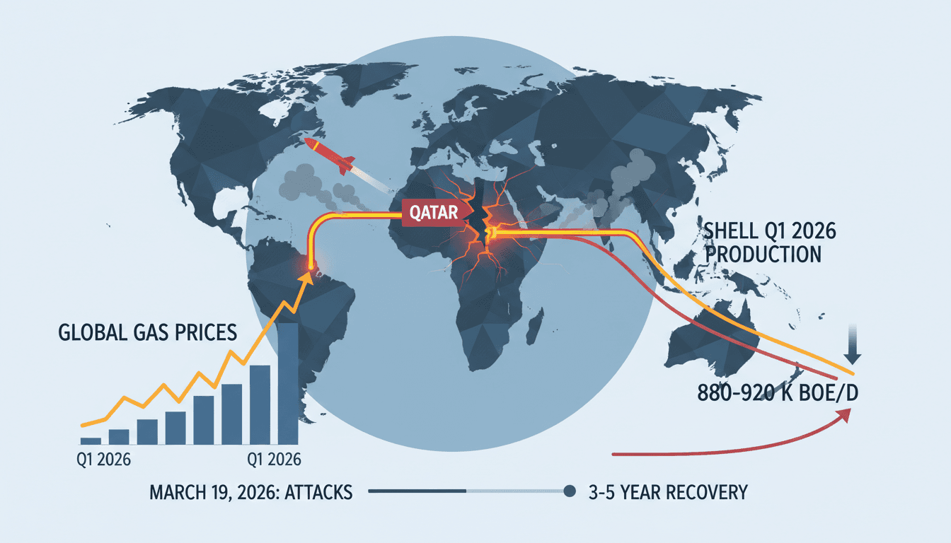 Shell Revises Q1 2026 Gas Production Guidance Following Iranian Attacks in Qatar