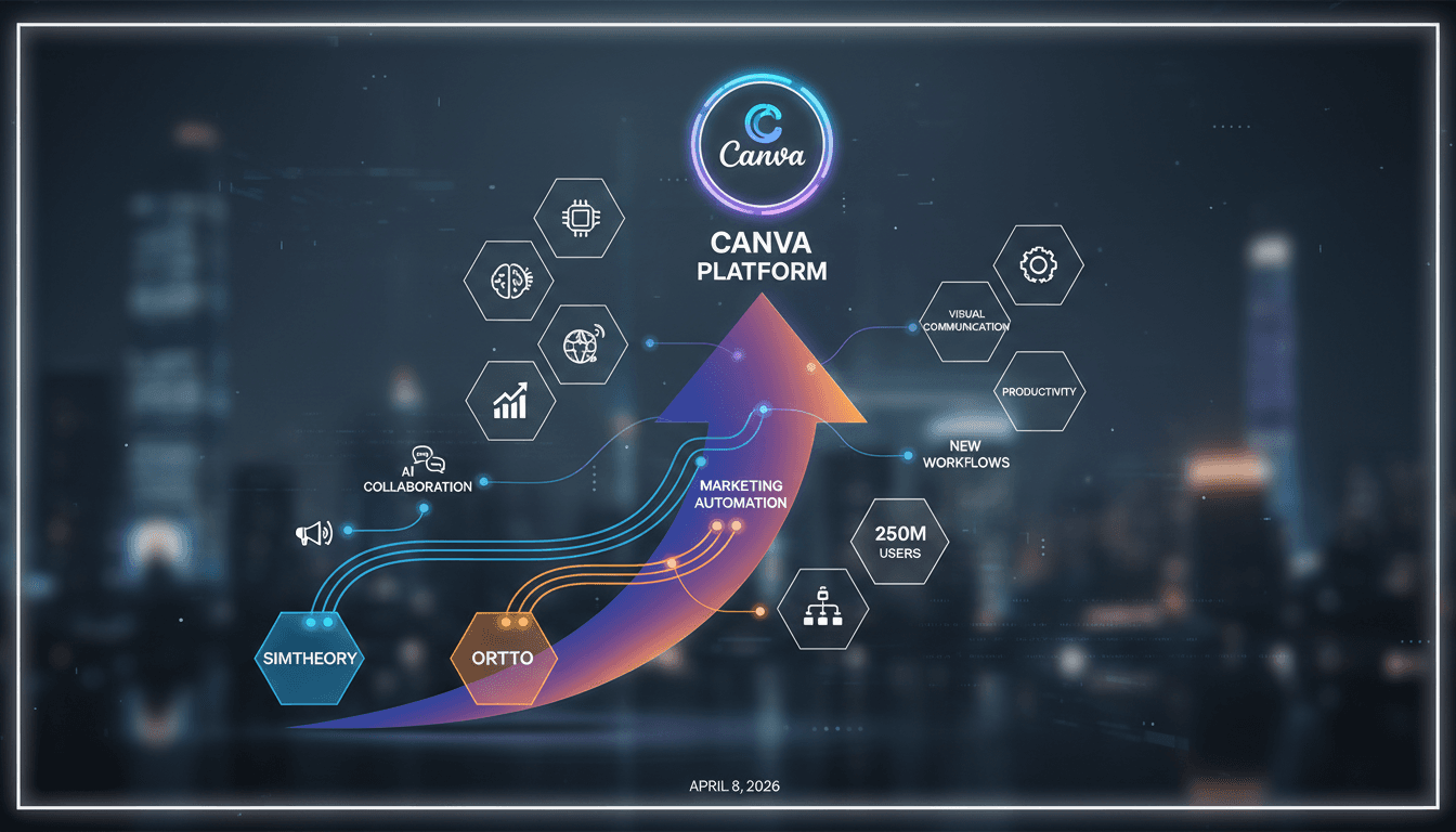 Canva acquires Simtheory and Ortto to enhance AI-driven design capabilities