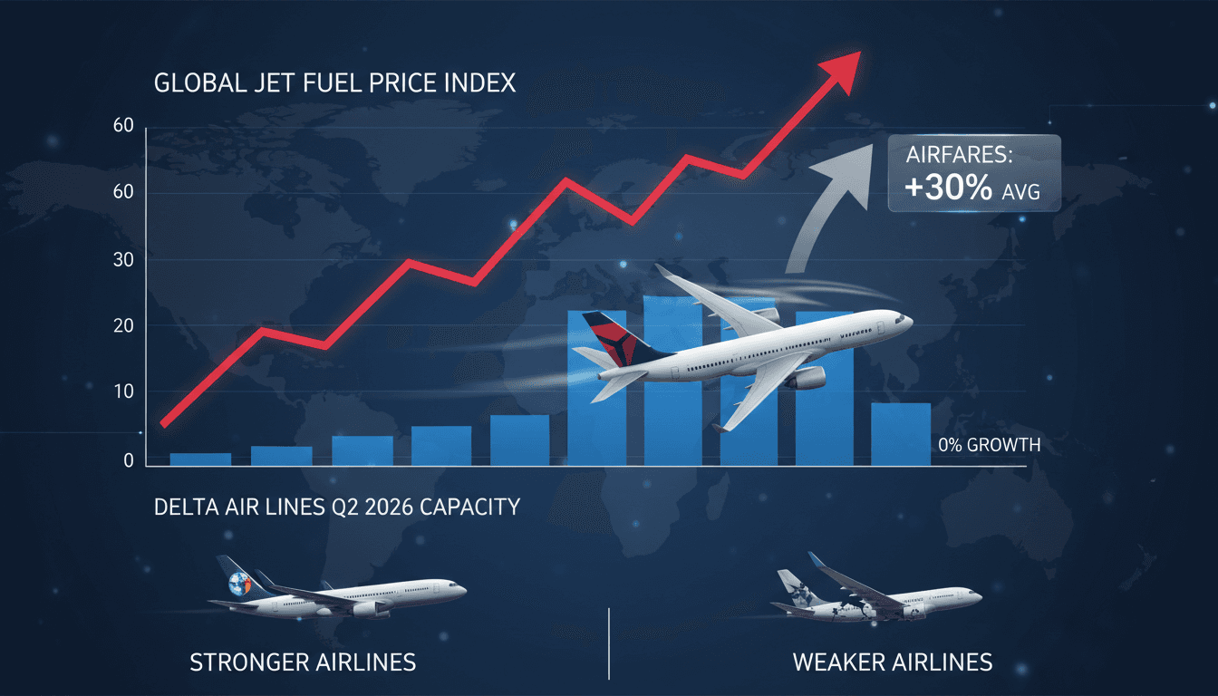 Delta Air Lines Halts Q2 2026 Capacity Growth Amid Rising Jet Fuel Costs Linked to Iran Conflict