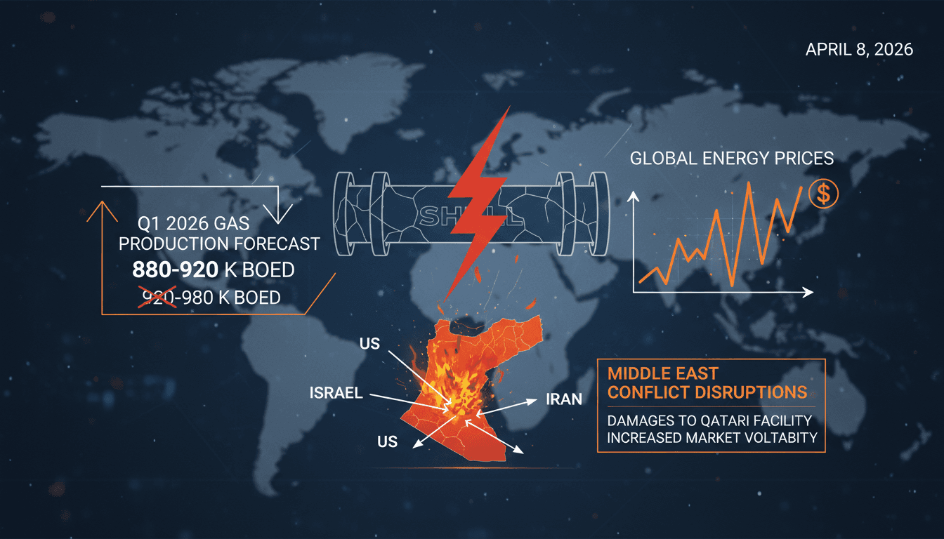 Shell plc Lowers Q1 2026 Gas Production Forecast Due to Middle East Conflict Disruptions
