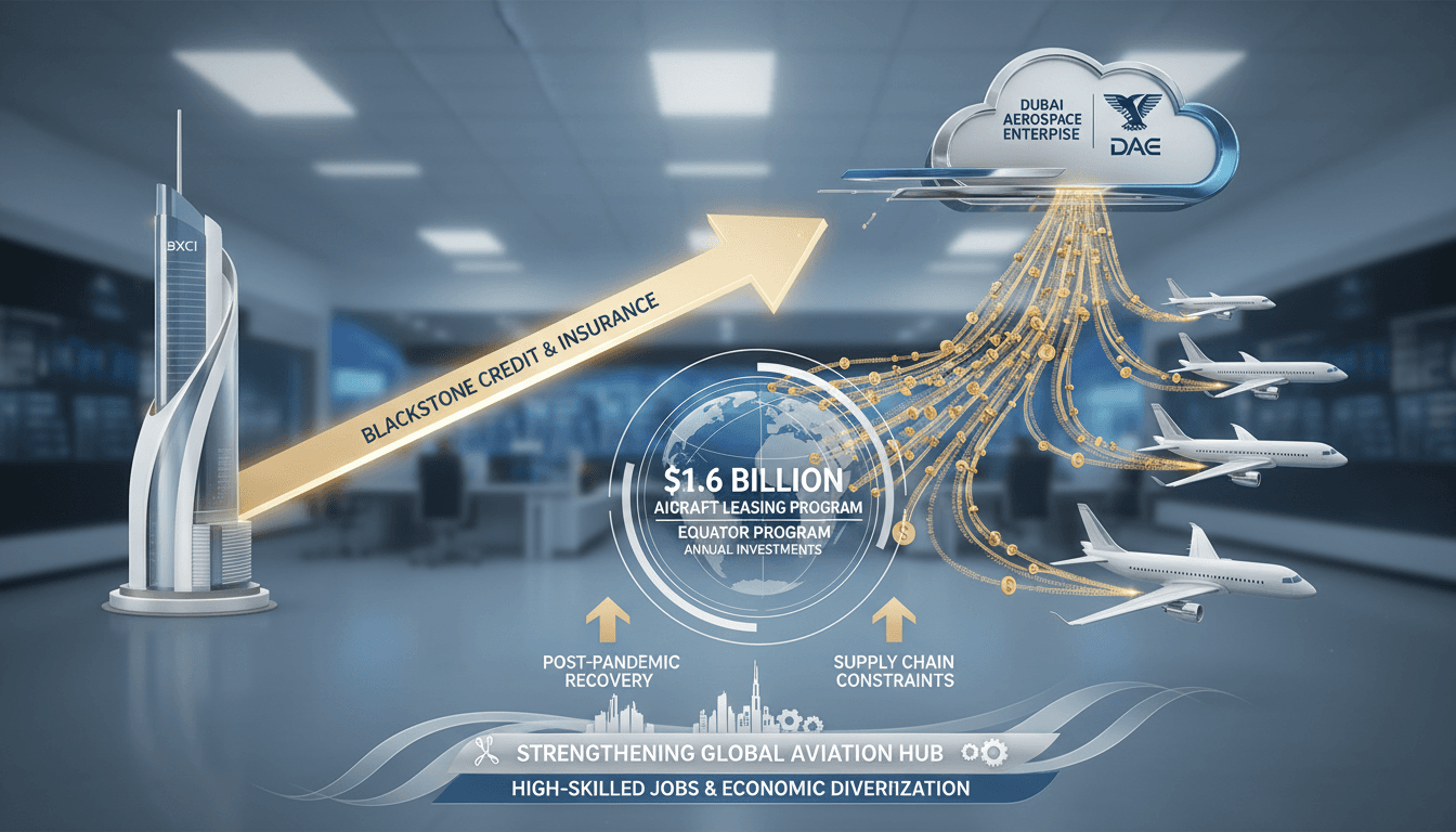 Dubai Aerospace Enterprise and Blackstone Credit & Insurance Launch $1.6 Billion Aircraft Leasing Program