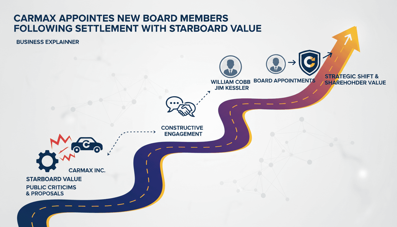 CarMax Appoints New Board Members Following Settlement with Starboard Value