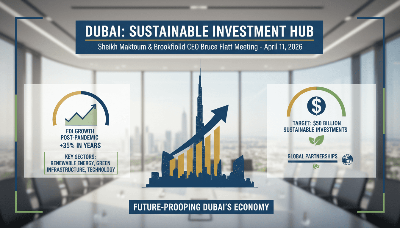 Sheikh Maktoum bin Mohammed bin Rashid Al Maktoum Promotes Dubai as a Hub for Sustainable Investments
