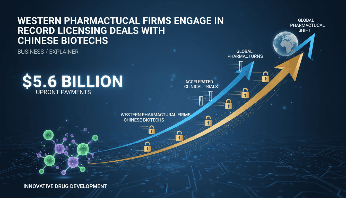 Western Pharmaceutical Firms Engage in Record Licensing Deals with Chinese Biotechs