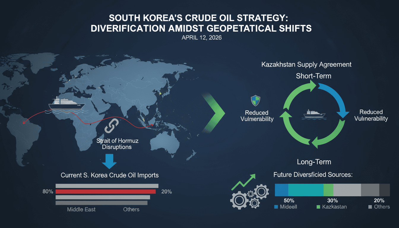 South Korea Advances Crude Oil Supply Agreement with Kazakhstan Amid Middle East Disruptions