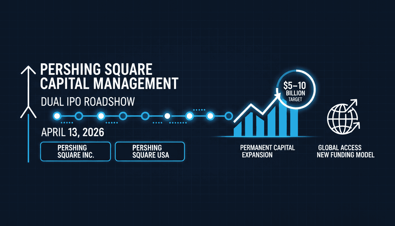 Pershing Square Capital Management initiates dual IPO roadshow targeting up to $10 billion