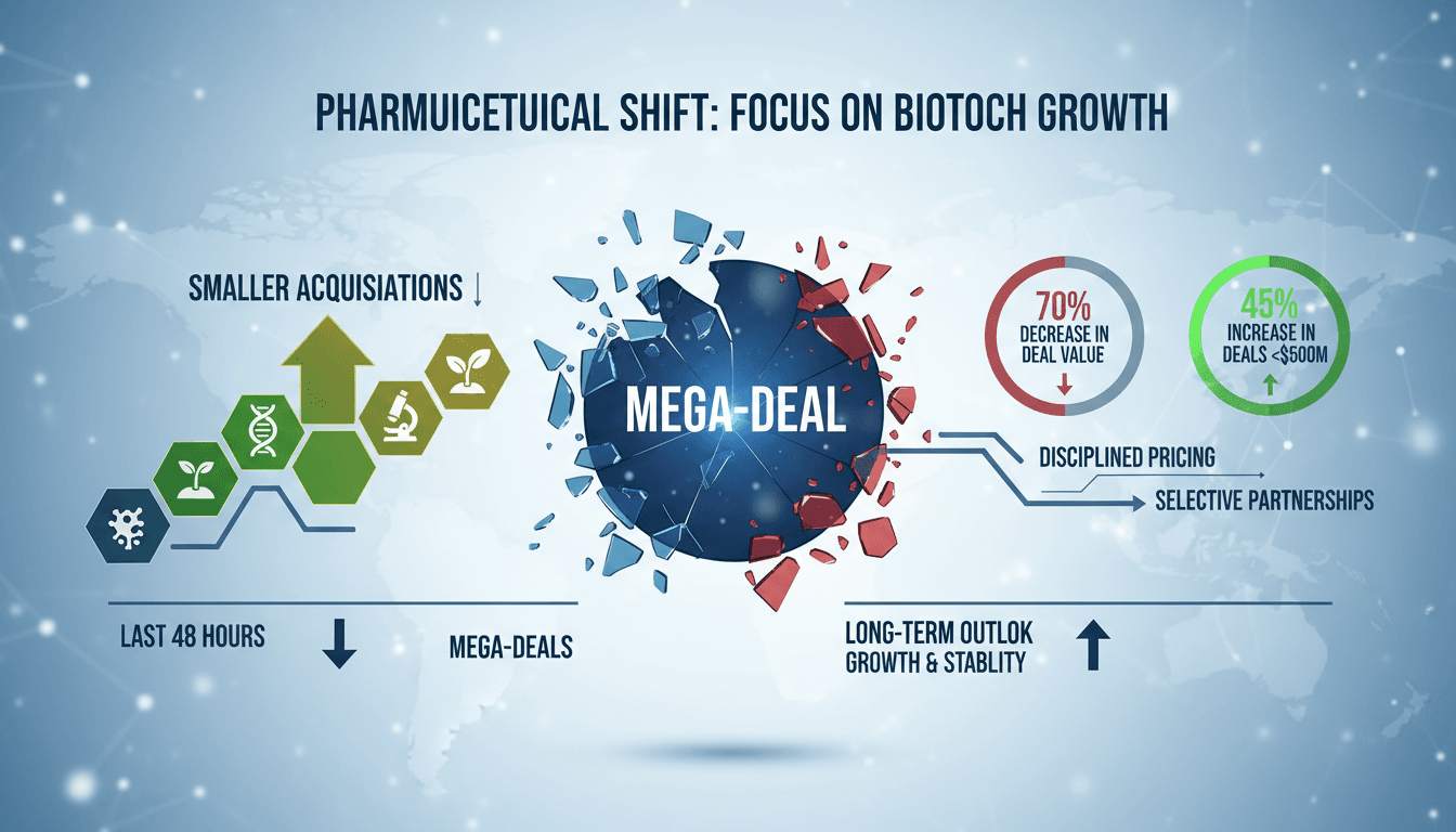 Pharmaceutical Companies Embrace Smaller Acquisitions to Support Biotech Growth