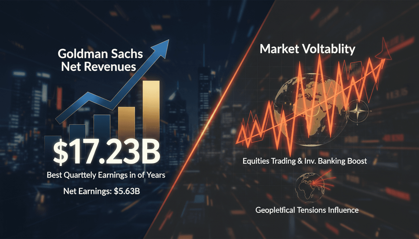 Goldman Sachs Achieves Best Quarterly Earnings in Five Years Amid Market Volatility