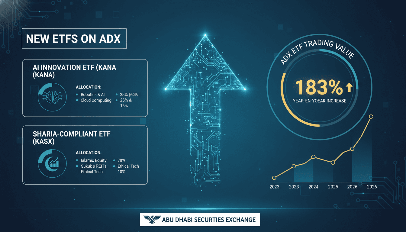 Abu Dhabi Securities Exchange Lists New AI and Sharia-Compliant ETFs