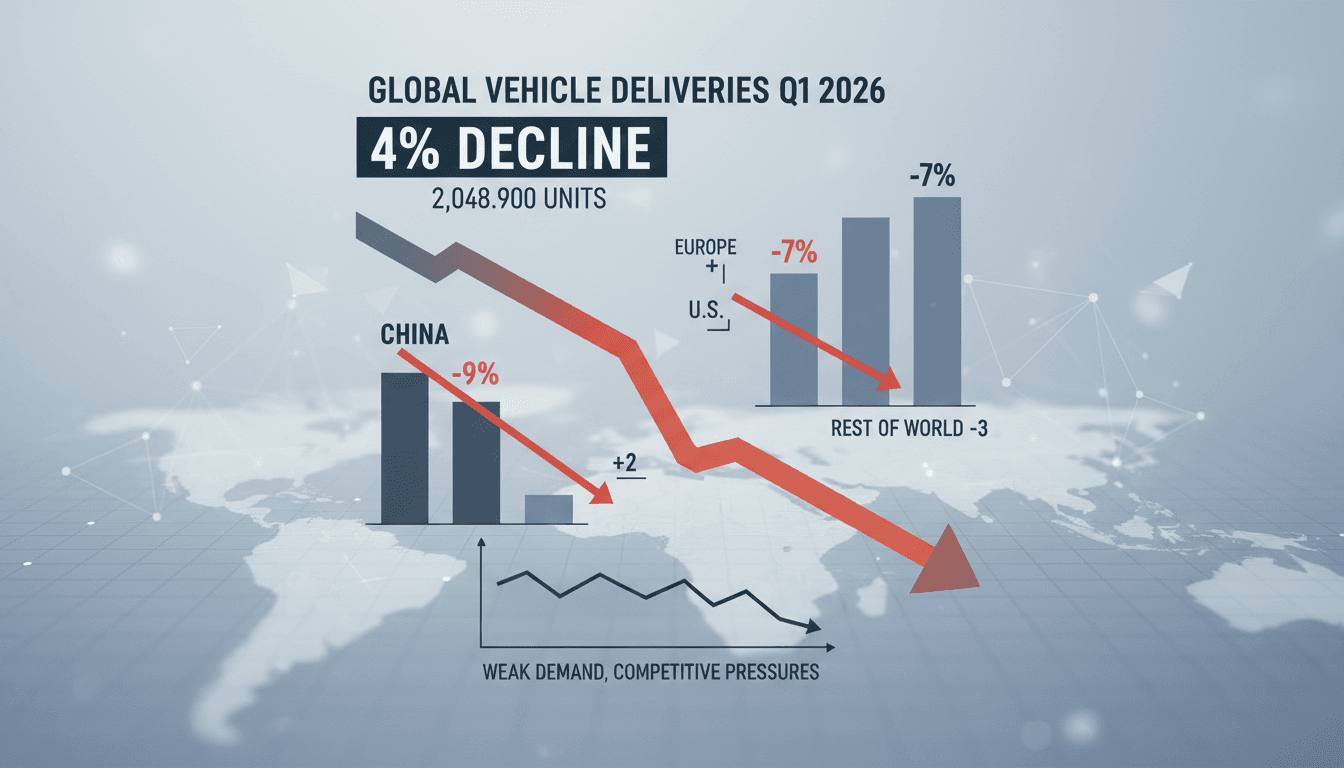 Volkswagen Group Reports 4% Decline in Q1 2026 Vehicle Deliveries Driven by Weak Demand in Key Markets