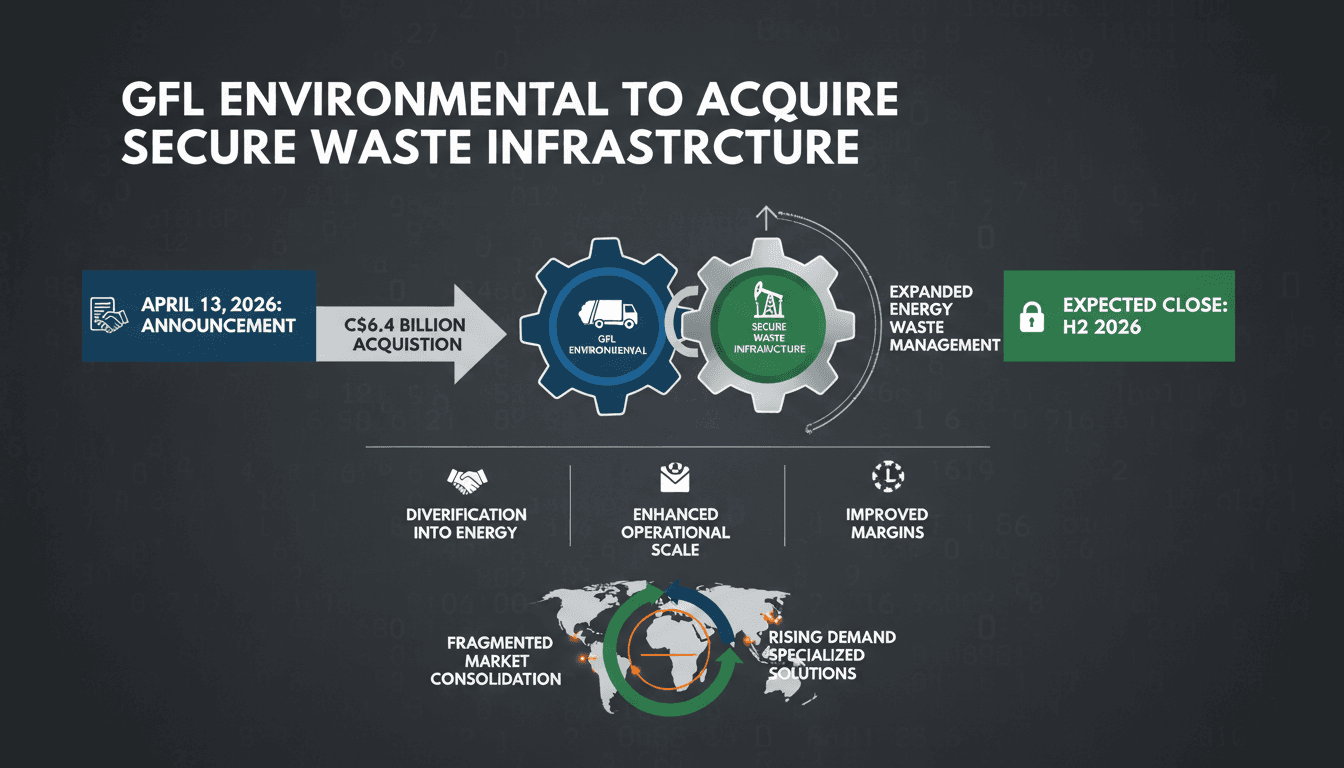 GFL Environmental to Acquire SECURE Waste Infrastructure for C$6.4 Billion