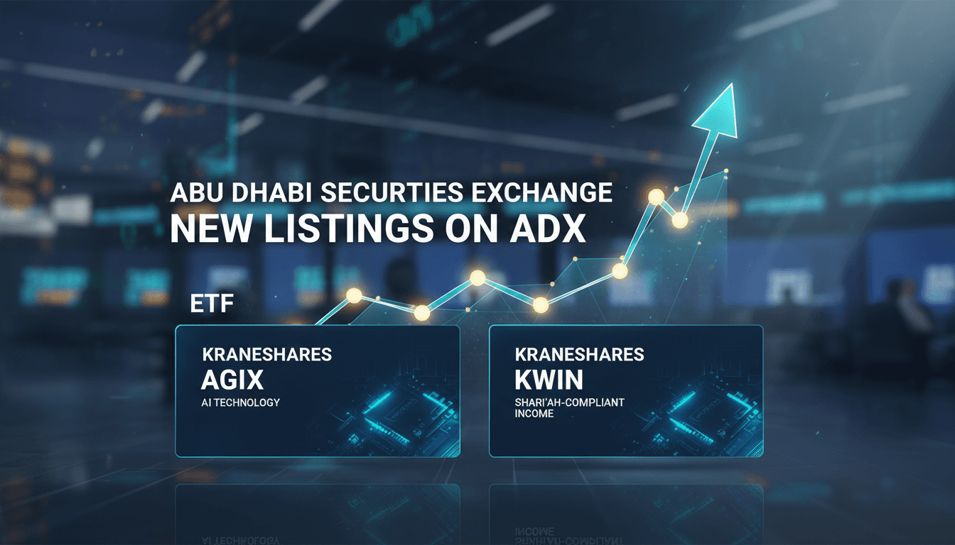 Abu Dhabi Securities Exchange Lists New KraneShares ETFs Focusing on AI and Shari'ah-Compliant Income