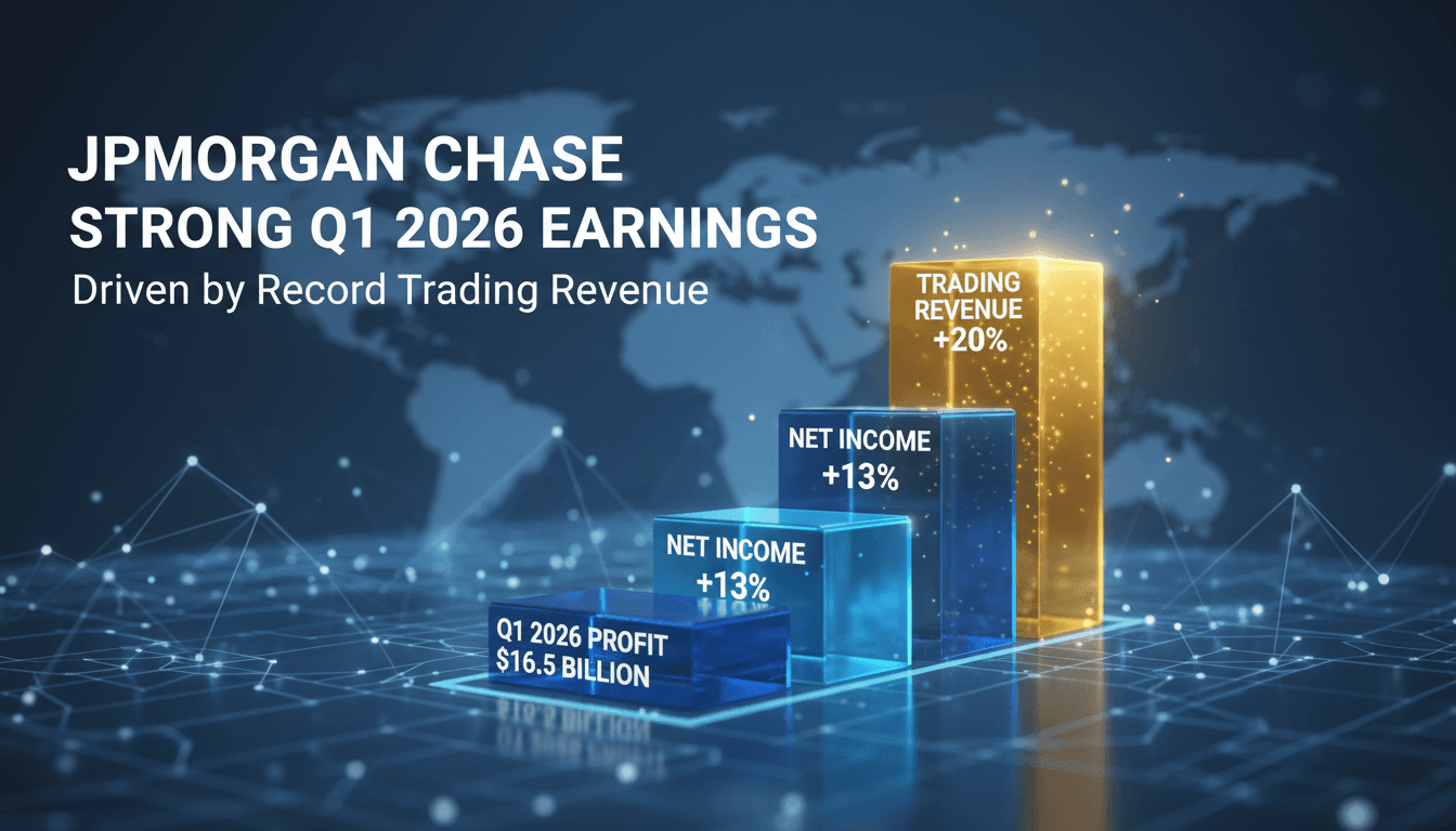 JPMorgan Chase Reports Strong Q1 2026 Earnings Driven by Record Trading Revenue
