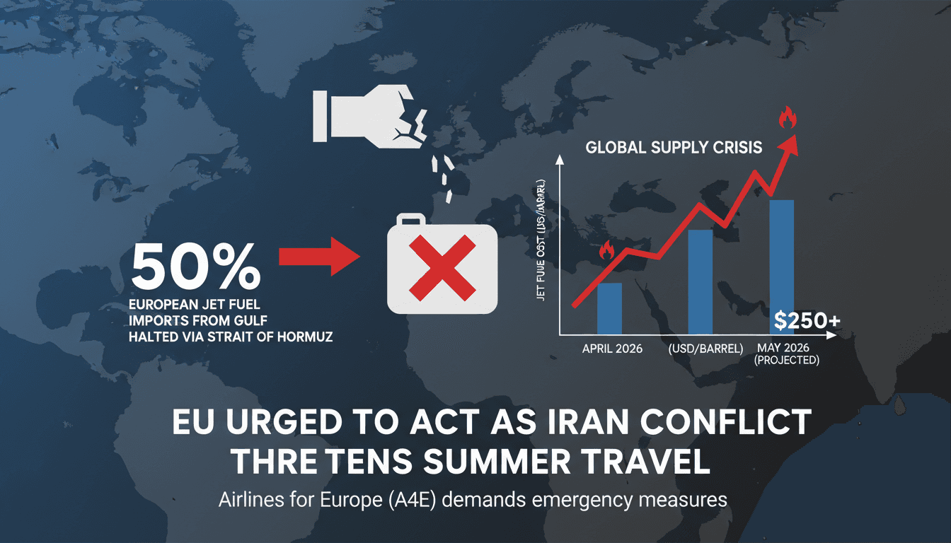 European Airlines Call for EU Action to Address Jet Fuel Supply Crisis Linked to Iran Conflict