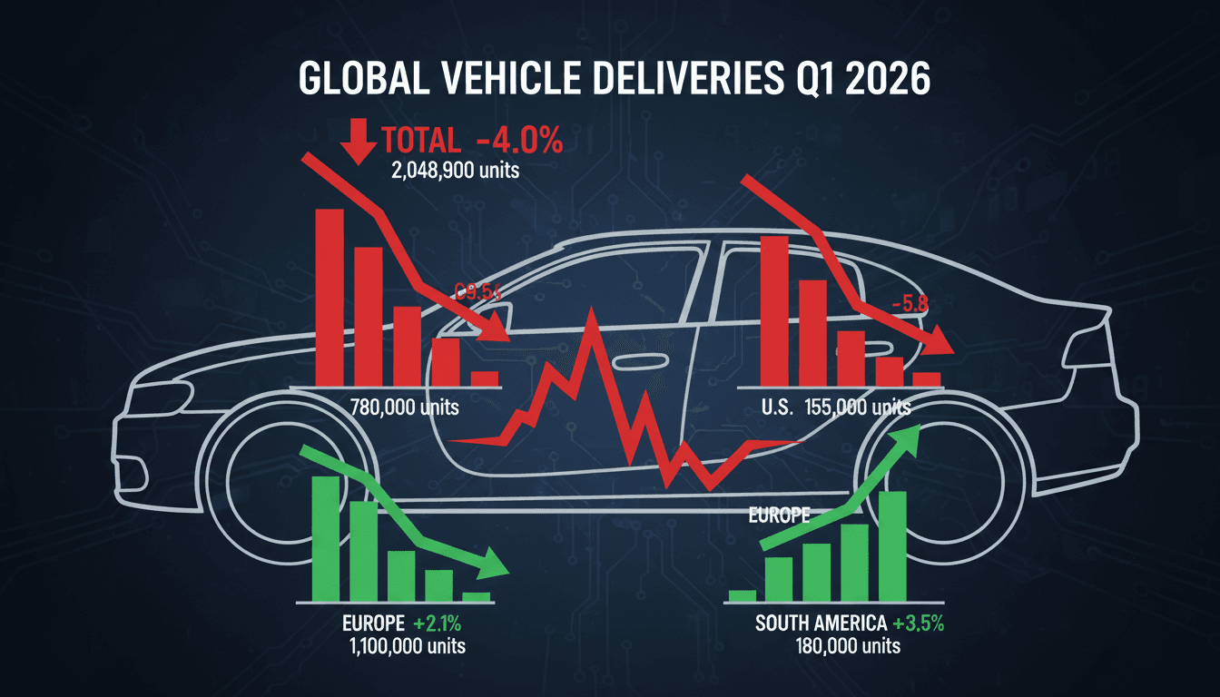 Volkswagen Group Reports 4% Decline in Q1 2026 Vehicle Deliveries Driven by China and U.S. Market Weakness