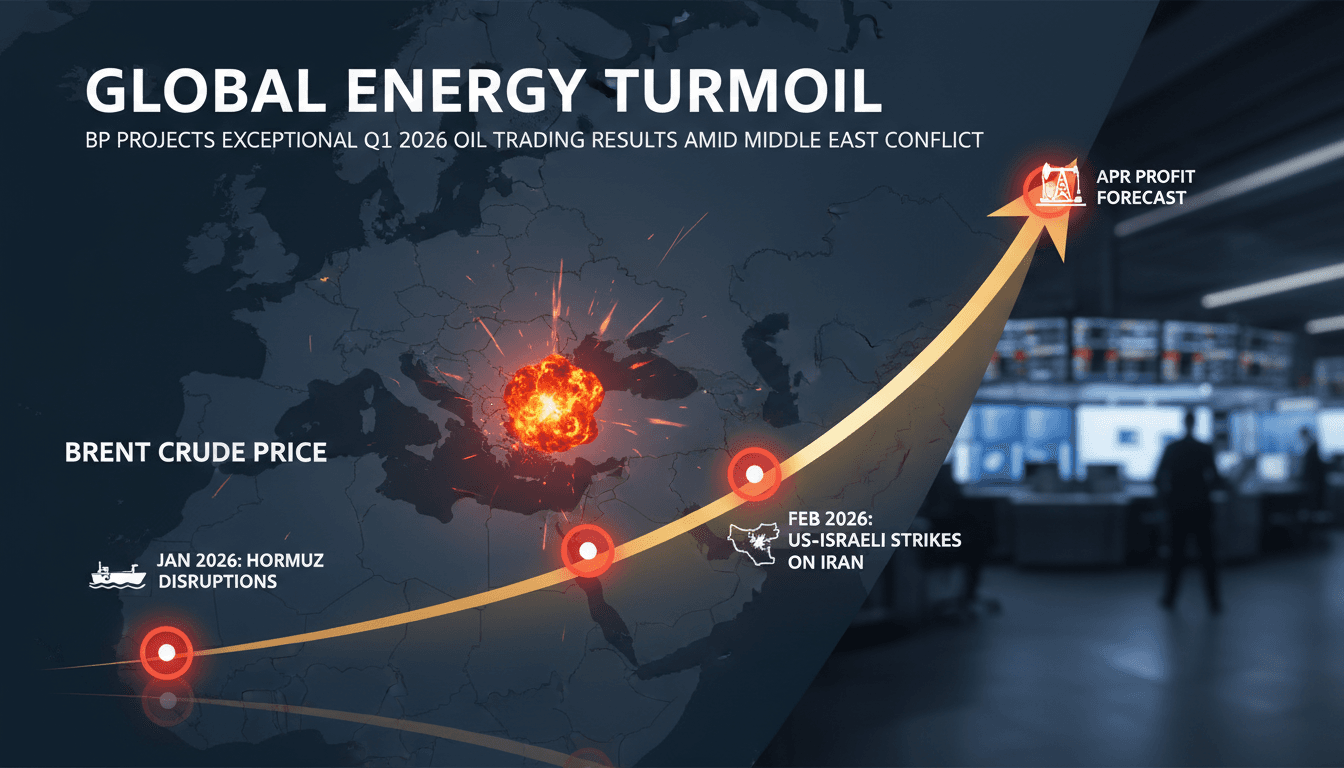 BP projects exceptional Q1 2026 oil trading results amid Middle East conflict