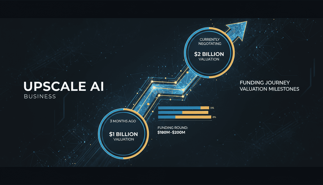 Upscale AI Negotiates $180–200 Million Funding Round at $2 Billion Valuation