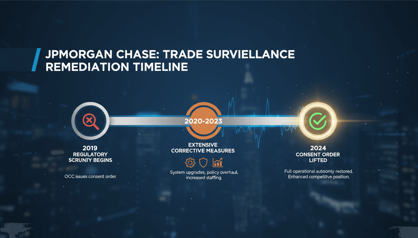 OCC Lifts Consent Order Against JPMorgan Chase for Trade Surveillance Issues