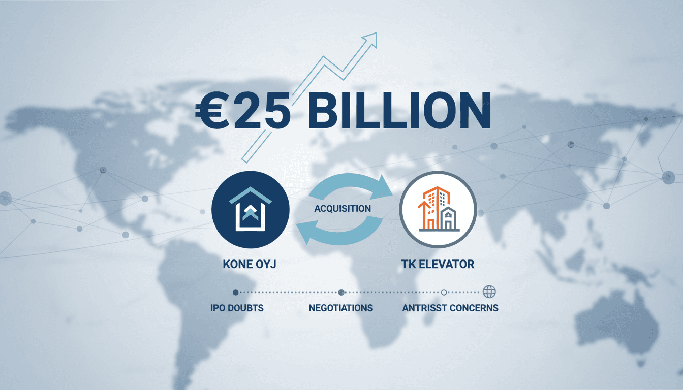 Kone Oyj Negotiates €25 Billion Acquisition of TK Elevator