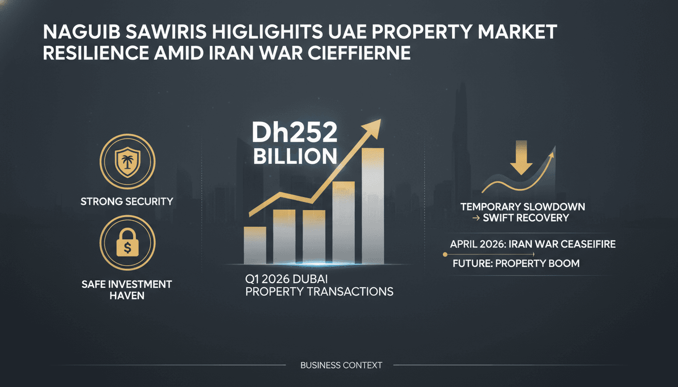 Naguib Sawiris Highlights UAE Property Market Resilience Amid Iran War Ceasefire